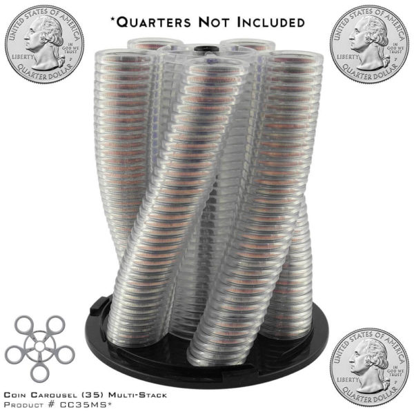 Coin Carousel_Product #CC35MS with Quarters