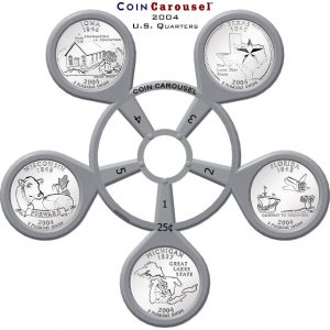 2004 50 State Quarter Coin Carousel