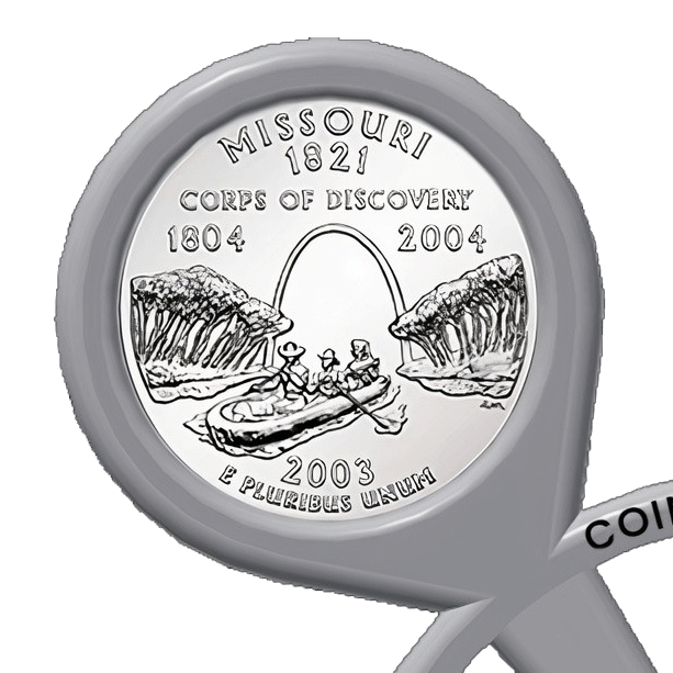 24. Missouri 2003 State Quarter in Coin Carousel